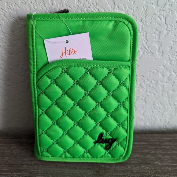 lug Bags Lug Pilot Passport Wallet Lime Nwt Poshmark